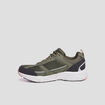 Baskets running mémoire forme Skechers vert kaki homme