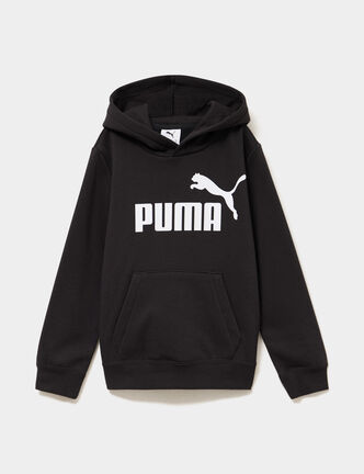 Sweat hoodie 1 poche Puma noir gar&ccedil;on