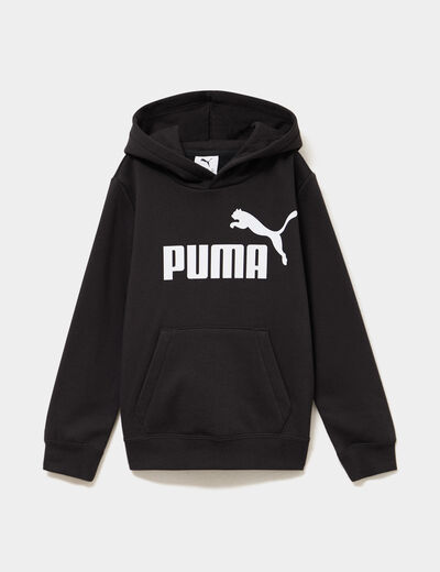 Sweat hoodie 1 poche Puma noir gar&ccedil;on