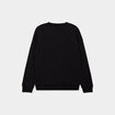 Sweat oversize manches longues col rond noir gar&ccedil;on