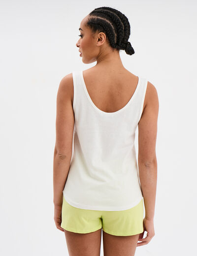 Ensemble pyjama short 2 pièces coton vert anis femme