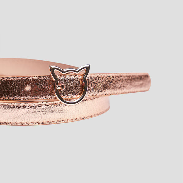 ceinture metallisee rose fille Ceinture métallisée rose fille