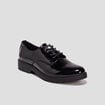 Derbies à lacets vernies Liberto noir femme
