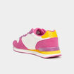Baskets bi-matière à lacets Creeks rose fushia femme