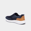 Baskets semelles &eacute;paisses bleu marine homme