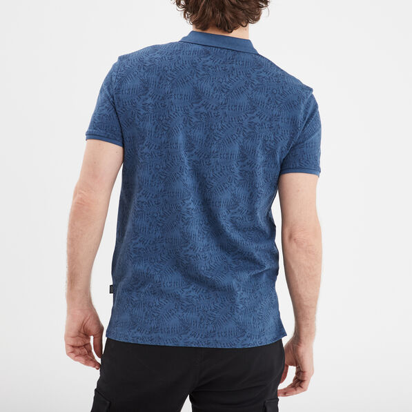 Polo manches courtes Creeks bleu marine homme