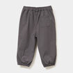 Pantalon droit doublé taille élastiquée gris foncé bébé garçon