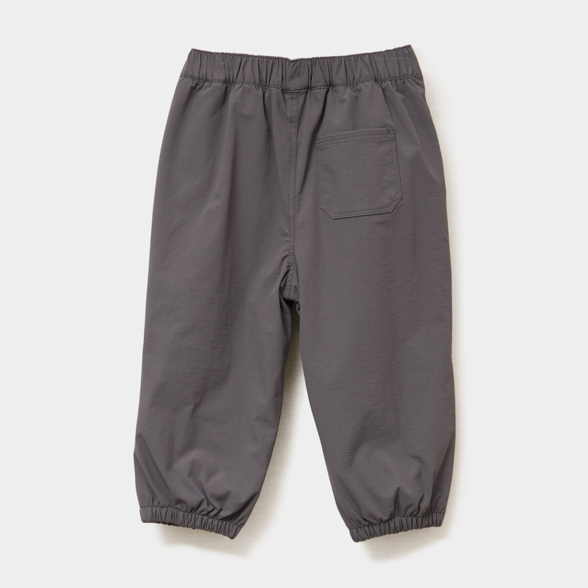 Pantalon droit doublé taille élastiquée gris foncé bébé garçon