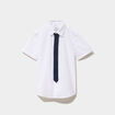 Chemise manches courtes avec cravate blanc gar&ccedil;on