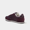 Baskets su&eacute;dine &agrave; lacets bordeaux femme