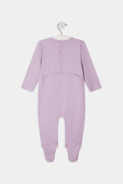 Pyjama Minnie parme bébé fille