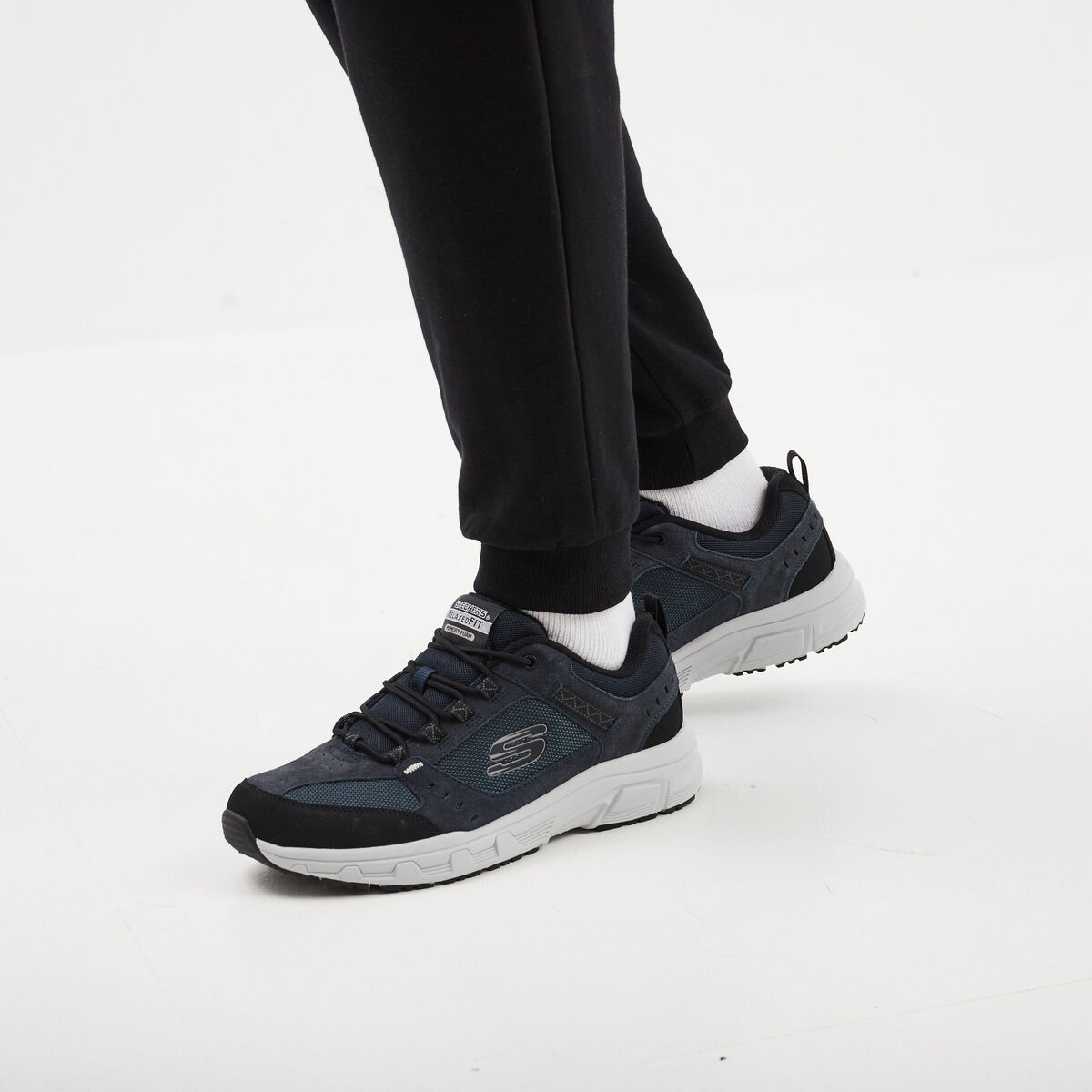 Runnings à mémoire de forme Skechers bleu marine homme