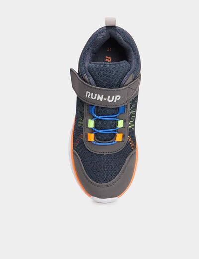 Runnings à lacets Run-Up bleu marine garçon