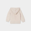 Gilet tricot réversible à capuche Creeks beige bébé garçon