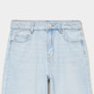 Jean large taille ajustable coton denim bleach fille