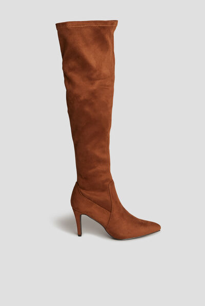 Cuissardes suédées Liberto marron femme