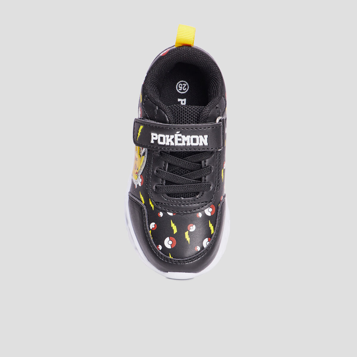 Baskets running Pok&eacute;mon Pikachu noir gar&ccedil;on