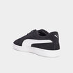 Tennis basses à lacets cuir Puma Smash noir homme