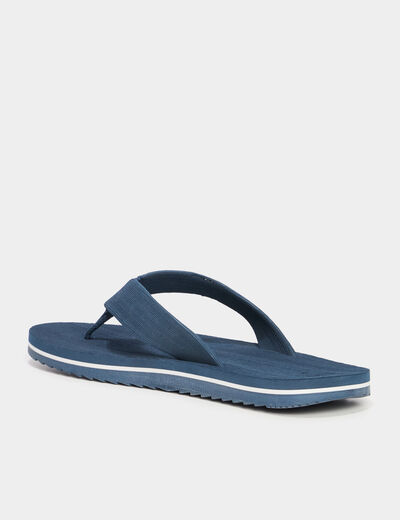 Tongs de plage bleu marine homme