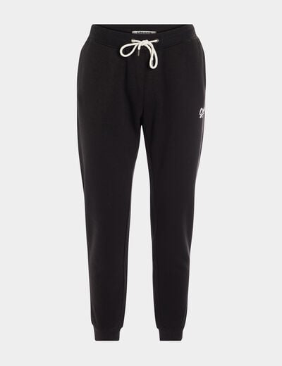 Pantalon jogging droit Creeks noir homme