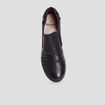 Low-boots confort &agrave; talons pied large noir femme