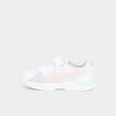 Baskets running &agrave; scratchs Puma XRAY vert pastel fille