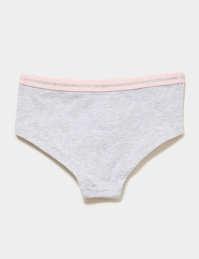 Lot de 5 shortys multicolore fille
