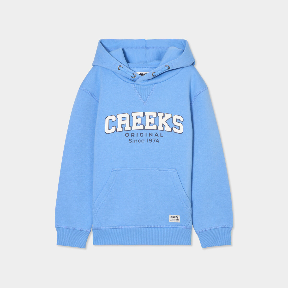 Sweat &agrave; capuche hoodie bleu lavande gar&ccedil;on
