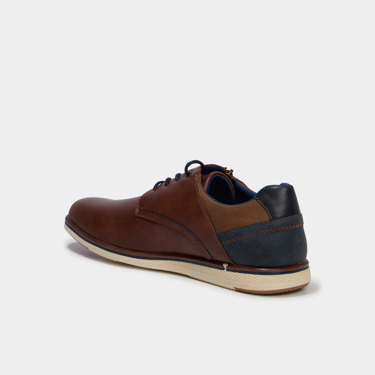 Derbies &agrave; lacets marron homme