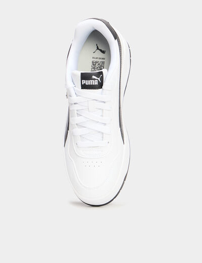 Tennis basses à lacets Puma blanc femme