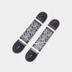 Lot 2 lacets cir&eacute;s 75 cm Tawata noir mixte