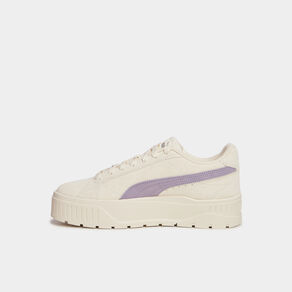 tennis basses suedine en cuir puma ivoire femme Tennis basses suédine en cuir Puma ivoire femme
