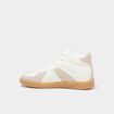 Baskets montantes &agrave; lacets blanc femme
