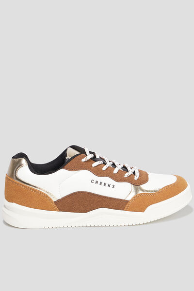 Baskets Creeks marron femme