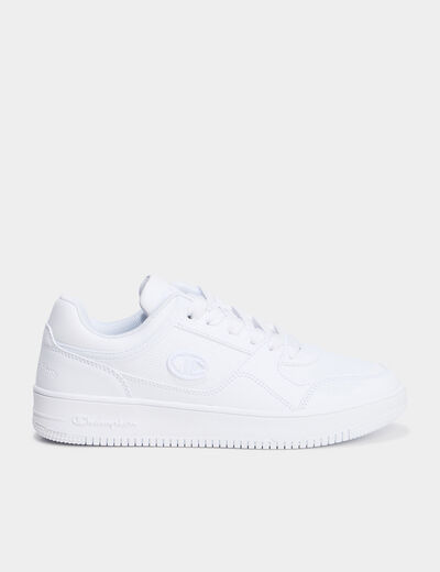 Tennis basses à lacets Champion blanc femme