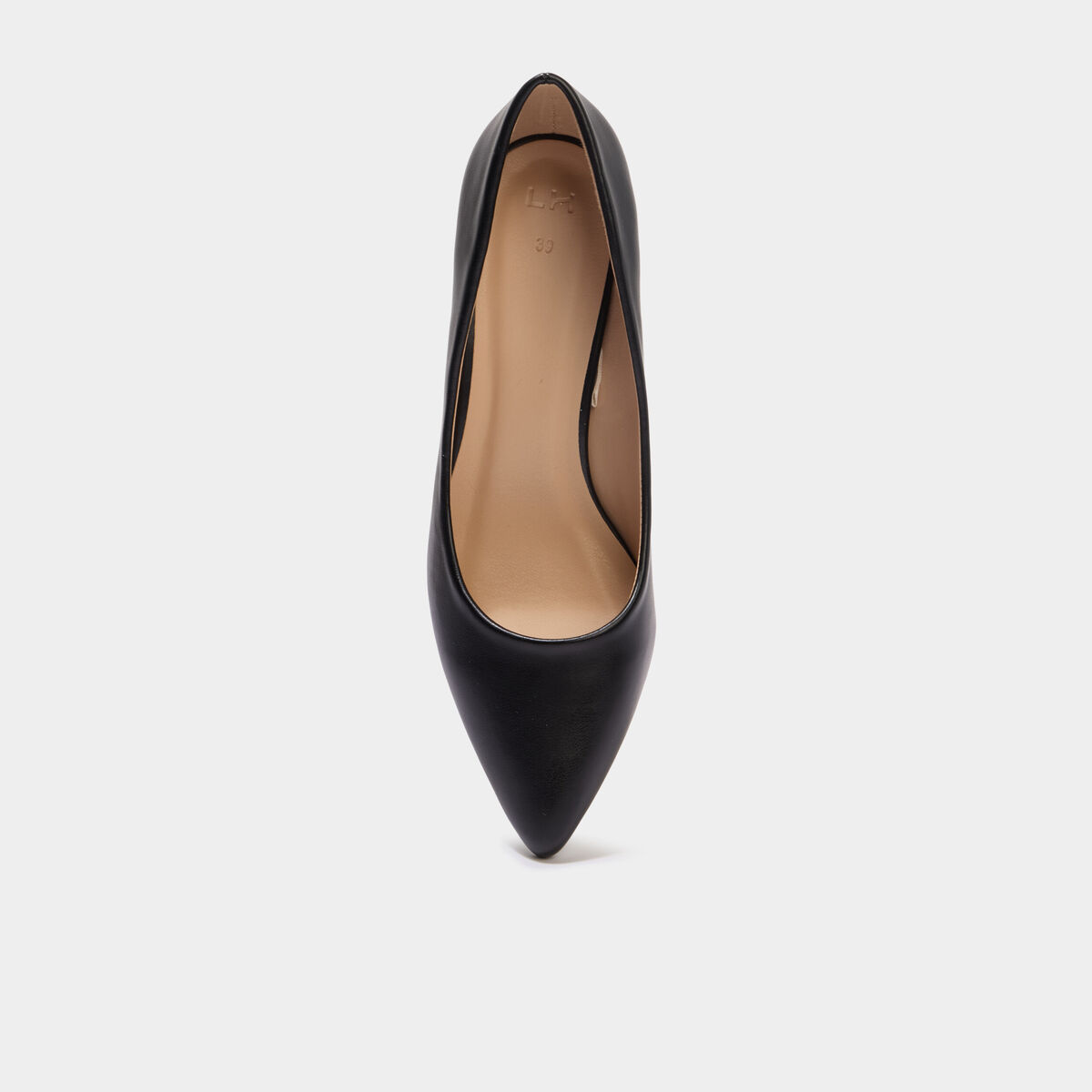 Escarpins &agrave; bouts pointus noir femme