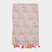 Foulard &agrave; pampilles multicolore femme