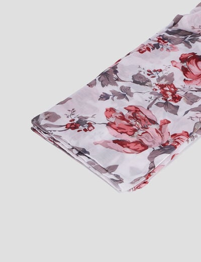 Foulard ecru femme