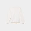 T-shirt manches longues Reine des neiges blanc fille