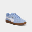 Baskets &agrave; lacets effet su&eacute;dine Puma bleu pastel femme