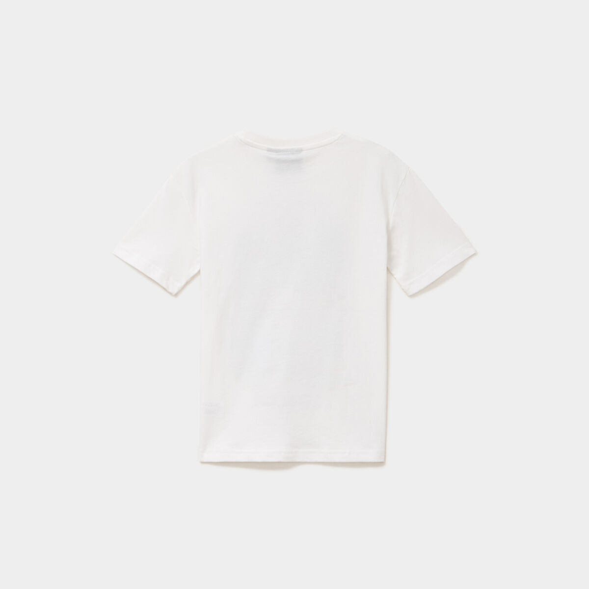 T-shirt manches courtes coton Minecraft ivoire gar&ccedil;on