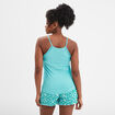 Ensemble pyjama 2 pièces vert femme