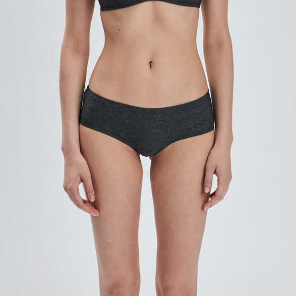 shorty microfibre sans coutures gris femme Shorty microfibre sans coutures gris femme