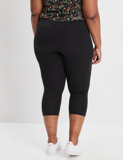 Leggings 7/8ème noir femme grande taille