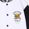 Gilet col teddy boutonné One Piece multicolore garçon