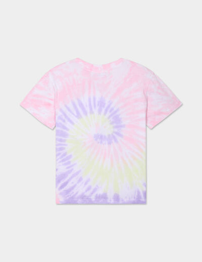 T-shirt manches courtes coton Stitch multicolore fille