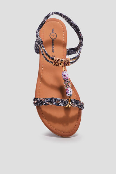 Sandales Mosquitos multicolore femme
