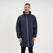 Parka imperm&eacute;able coupe-vent &agrave; capuche gris fonc&eacute; homme
