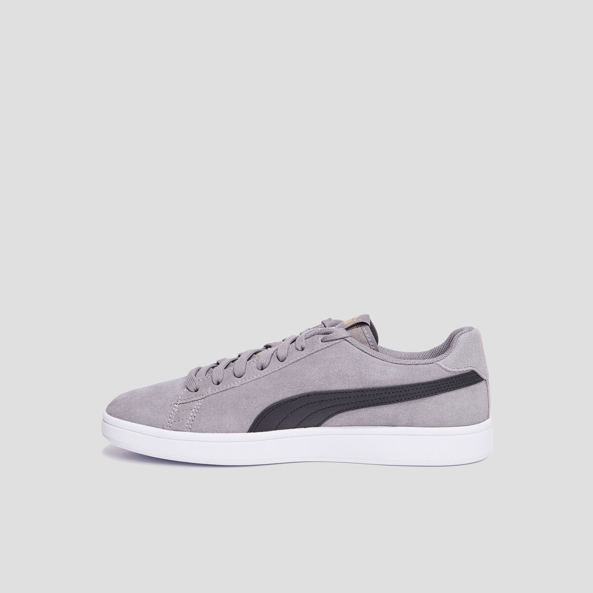 Tennis basses en cuir Puma Smash gris homme