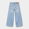 Jean large 5 poches taille ajustable denim triple stone fille